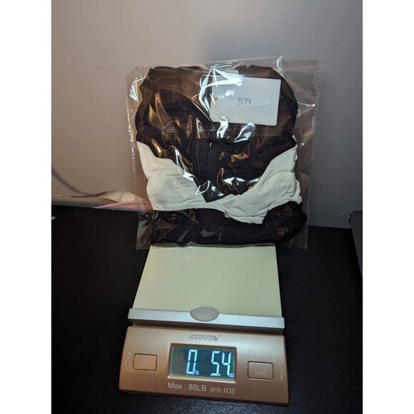 Women's Small NWT Black And White Carmen Marc Valvo Tank With Opening In Back - Picture 11 of 11